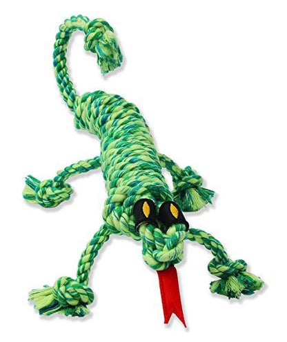 Flossy Chews Snakebiter Iguana Cottonblend Rope Dog Toy, Medium, 16", Assorted Colors