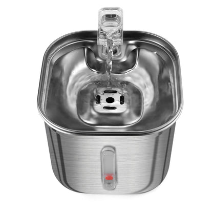 Cat Water Fountain Stainless Steel 74Oz/2.2L Automatic Pet Dog Water Fountain