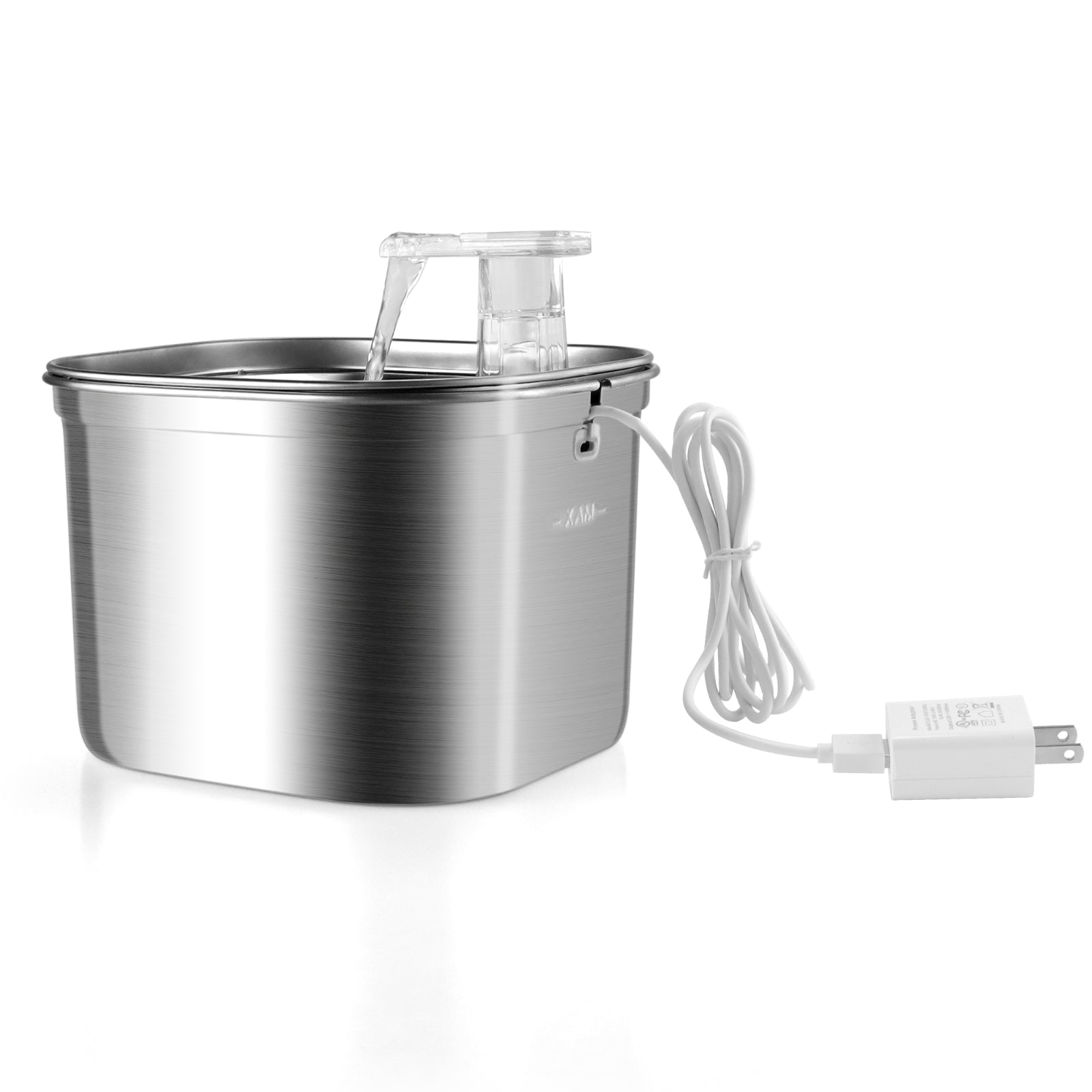 Cat Water Fountain Stainless Steel 74Oz/2.2L Automatic Pet Dog Water Fountain